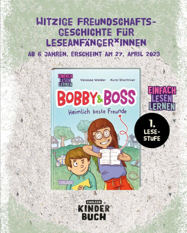 Ein Vorschaubild mit dem Cover des Kinderbuches "Bobby und Boss".